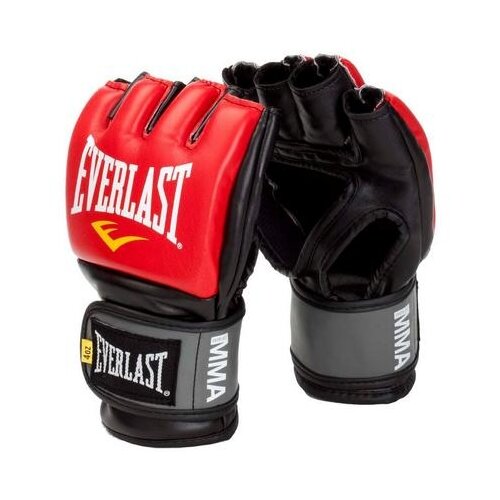 Перчатки Everlast Pro Style Grappling S/M 4 красный перчатки everlast core everstrike black l