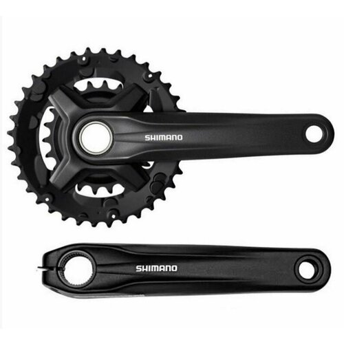 Шатуны Shimano Acera FC-MT210, 170 мм, Hollowtech 2, 36/22T система велосипедная shimano mt210 b 175мм 36 22t cl 3мм для 9 скоростей с защитой черный efcmt210bex62l