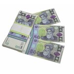 Деньги сувенирные игрушечные купюры номинал 500 таджикских сомони - изображение