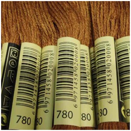 Нитки для вышивания СХС мулине (150-3866) 100% полиэфир 12 штук x 8 м