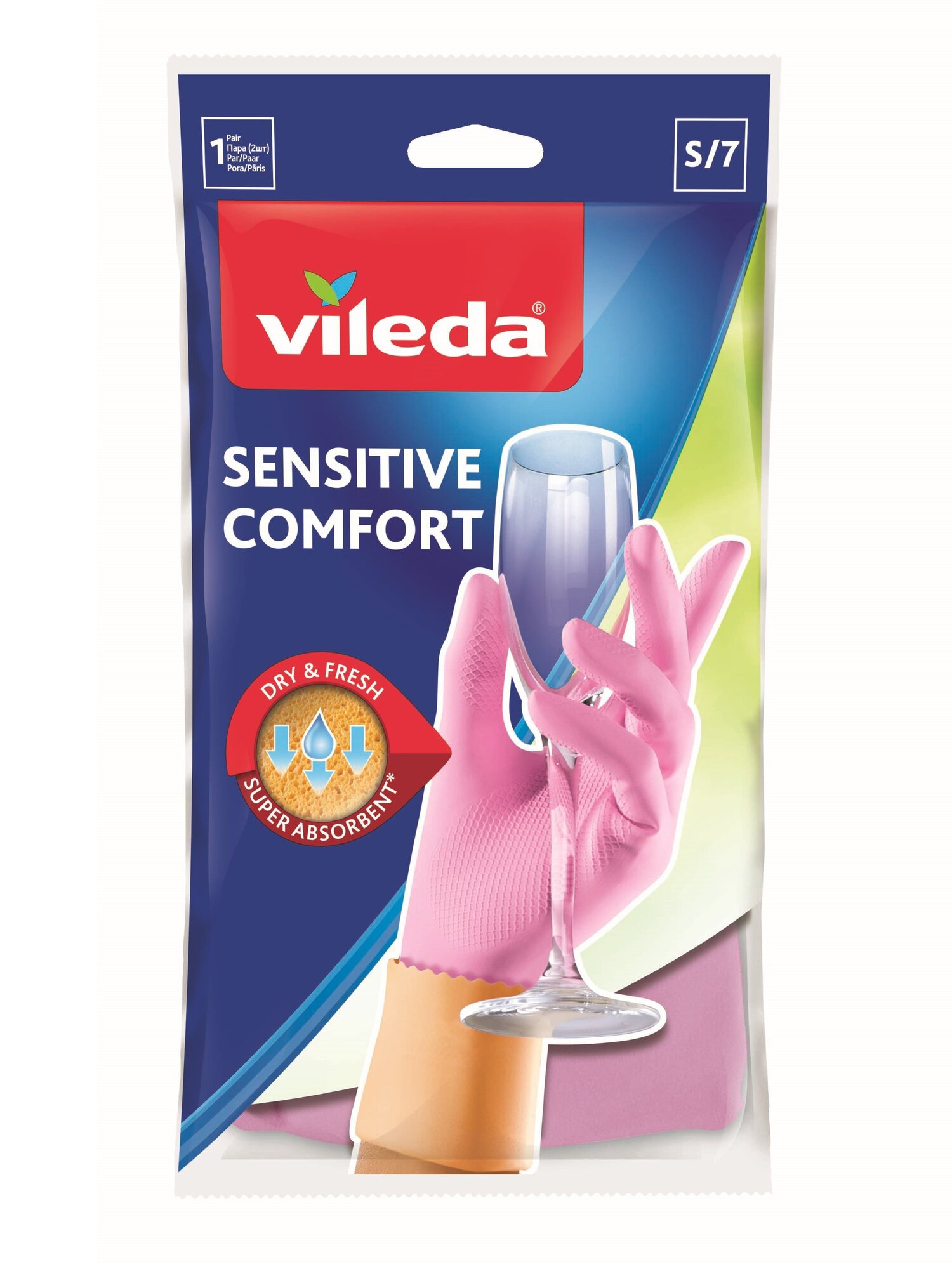 Перчатки Vileda Sensitive для деликатных работ