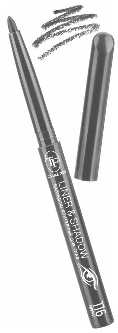 TF Cosmetics Карандаш для глаз Liner & Shadow, оттенок 116 серый