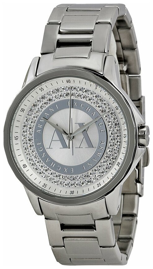 Наручные часы Armani Exchange Lady Banks AX4320, серебряный, серый