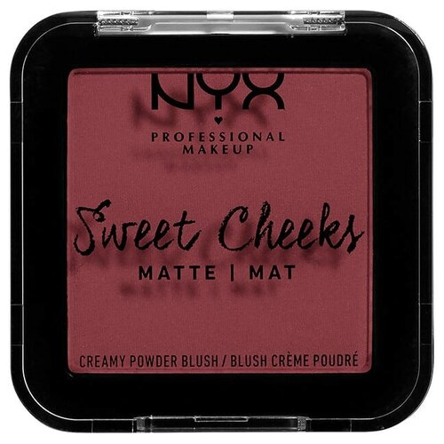 NYX professional makeup Прессованные румяна Sweet Cheeks Creamy Powder Matte, 11 Silence is Golden