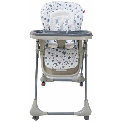 Стульчик для кормления BellaBaby B-003S, серый