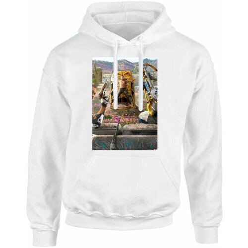 фото Худи, размер 48, белый migom