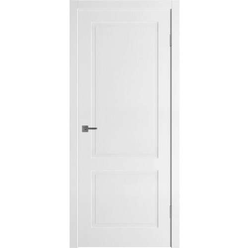 Межкомнатная дверь VFD Флэт ДГ, эмаль polar 1900*550. Комплект (полотно, коробка, наличник)