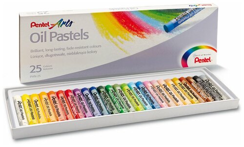 Pentel Пастель масляная Arts 25 цветов (PHN4-25) микс