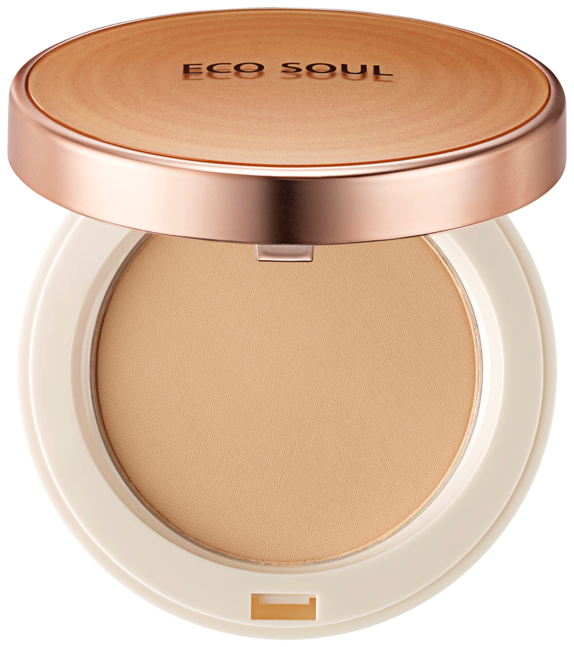 The Saem Пудра компактная Eco Soul Perfect Cover Pact SPF27 PA++ 1 шт. 23 natural beige 11 г