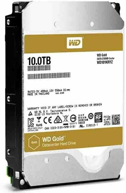 Жесткий диск WD Gold , 10Тб, HDD, SATA III, 3.5" - фото №2