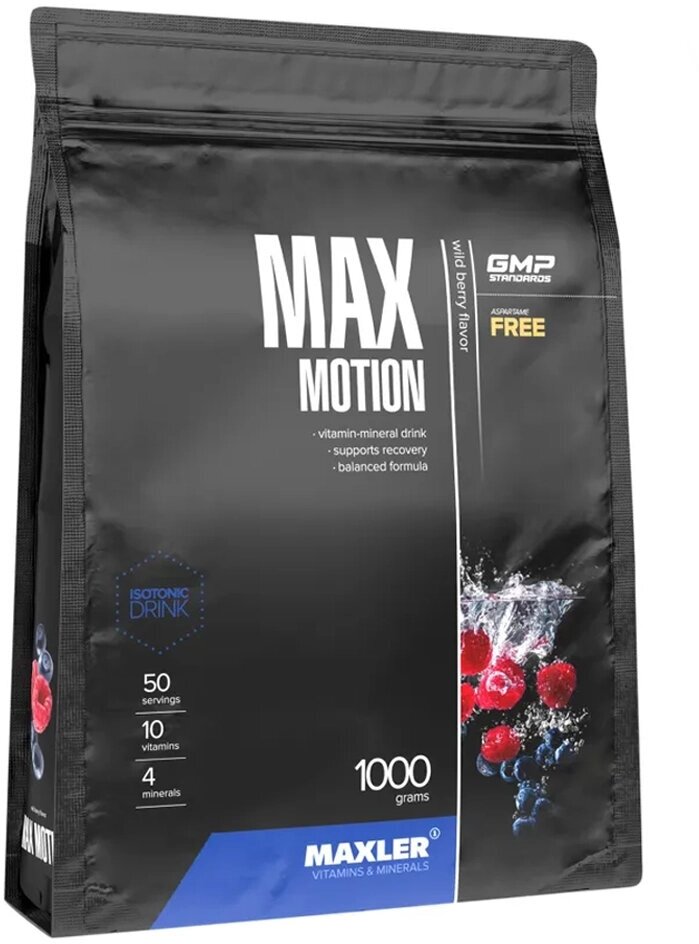 Изотоник Maxler Max Motion дикая ягода 1000 г 1 шт.