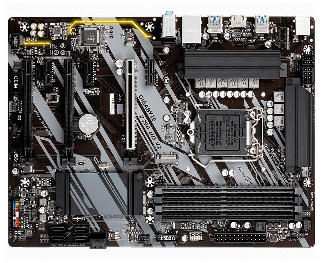 Материнская плата GIGABYTE Z390 UD V2 (rev. 1.0) Retail