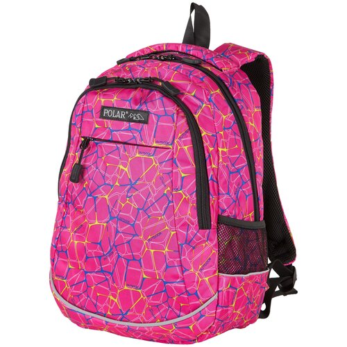 фото Городской рюкзак polar 18302, темно-розовый