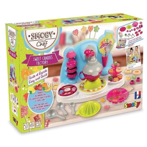 Набор продуктов с посудой Smoby 312111 разноцветный набор продуктов с посудой наша игрушка hg 9014 разноцветный