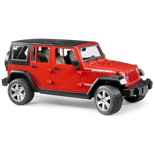 Внедорожник Bruder Jeep Wrangler Unlimited Rubicon 02-525 1:16, 32.9 см, красный внедорожник bruder jeep wrangler unlimited rubicon