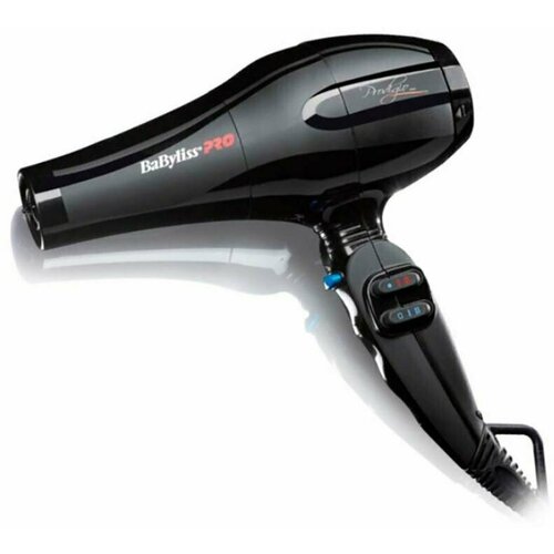 Фен Babyliss Pro Prodigio 2100Вт, черный фен babyliss pro prodigio ioni 1 шт