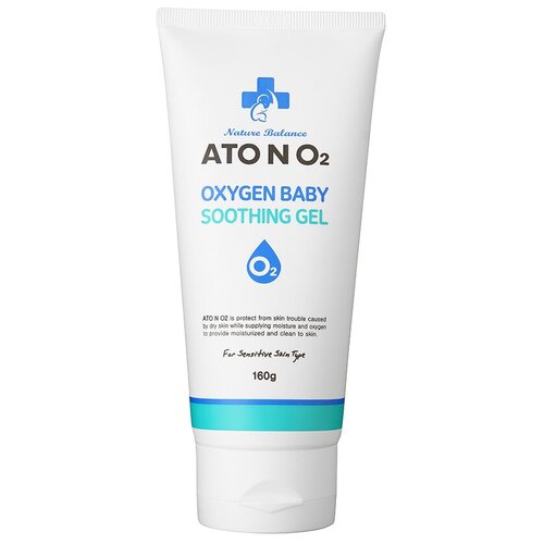 Atono2 Гель для купания Oxygen baby Soothing, 160 мл, 160 г детский кислородный лосьон atono2 oxygen baby lotion 160 гр