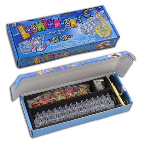 Rainbow Loom Набор для создания украшений Loominator (R0031) 628 шт. набор для плетения браслетов из резиночек rainbow loom finger loom фингер лум розовый r0039b