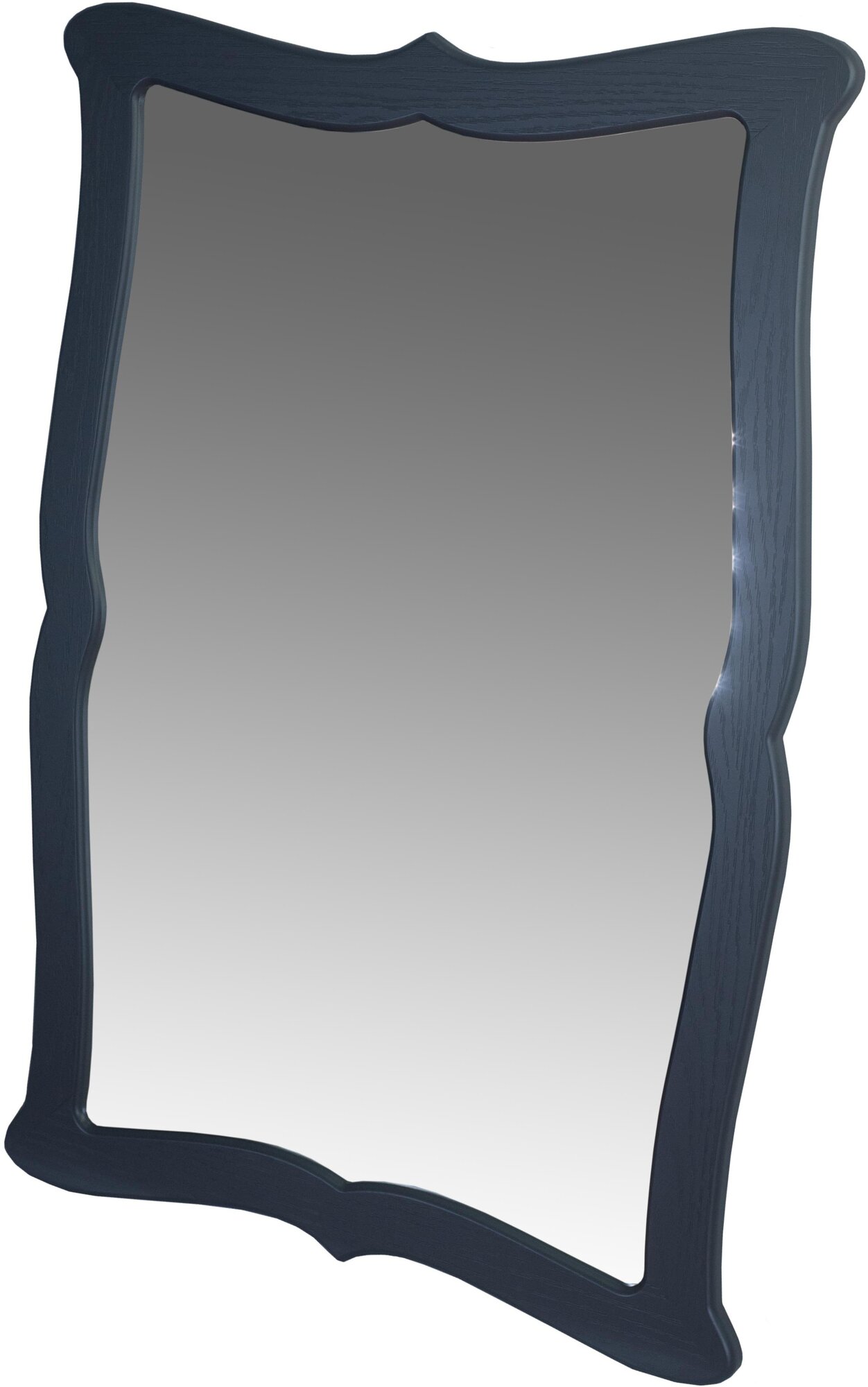 Зеркало навесное Берже 23 серый графит 97 см х 67 см - фотография № 6