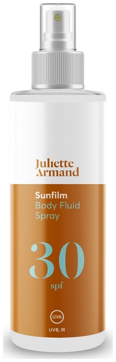 Juliette Armand Sunfilm Body Tan Oil SPF 10 Масло для интенсивного загара SPF 10, 200 мл.
