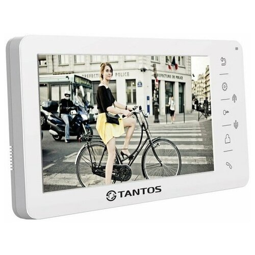 Монитор для домофона/видеодомофона TANTOS Amelie HD White белый монитор для домофона видеодомофона tantos amelie white