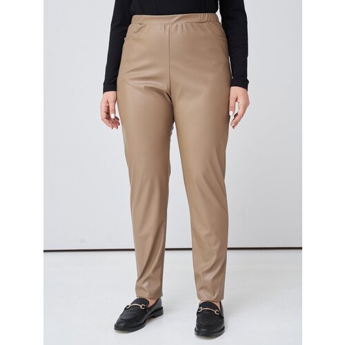 фото Брюки палаццо zory, размер 68-70, бежевый