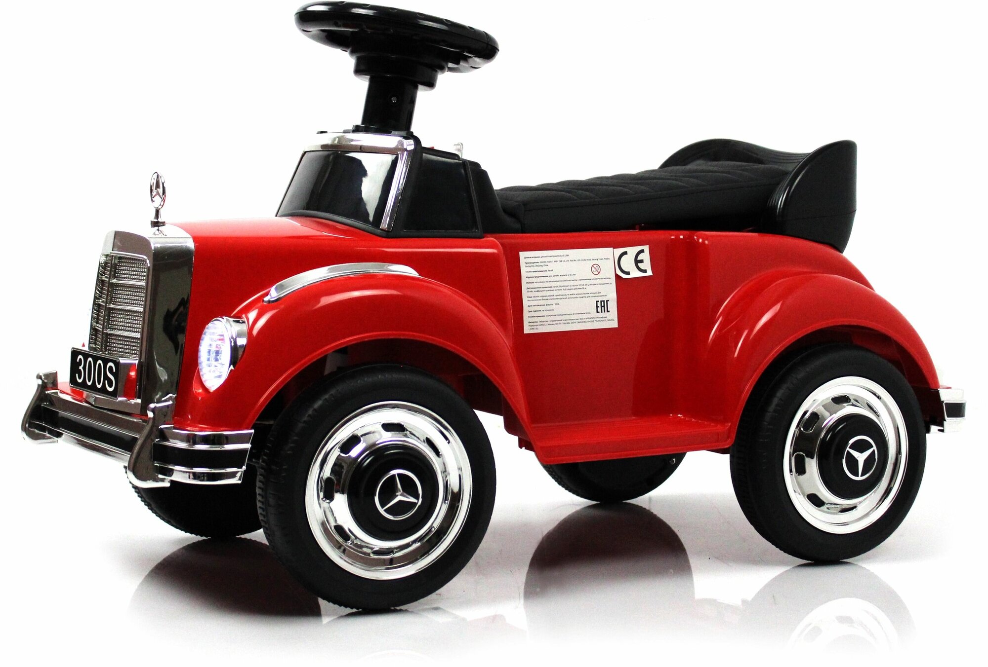 Rivertoys Детский толокар Mercedes-Benz 300S (LS-128A) красный