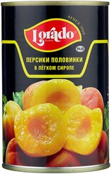 Персики Lorado половинки в легком сиропе, 425 мл