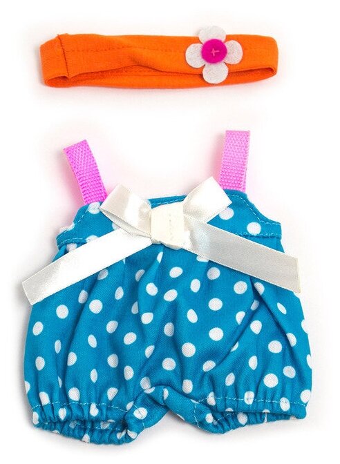 Miniland для куклы Warm Weather Jumper Set голубой/оранжевый
