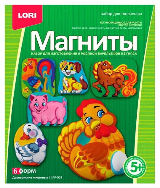 LORI Магниты - Деревенские животные (МР-002)