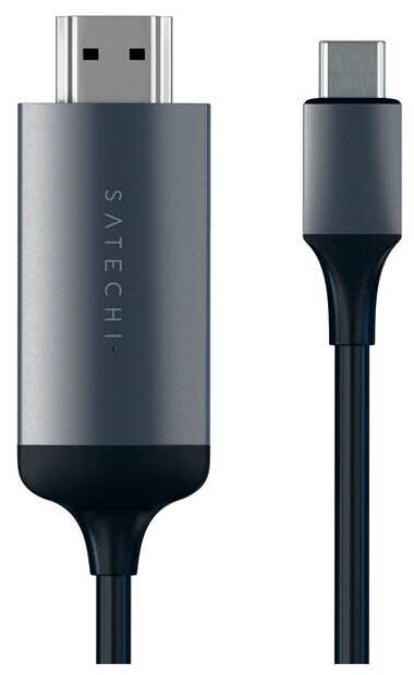 Кабель Satechi Aluminum Type-C to HDMI Cable 4K 60Hz 1.82 м, space gray