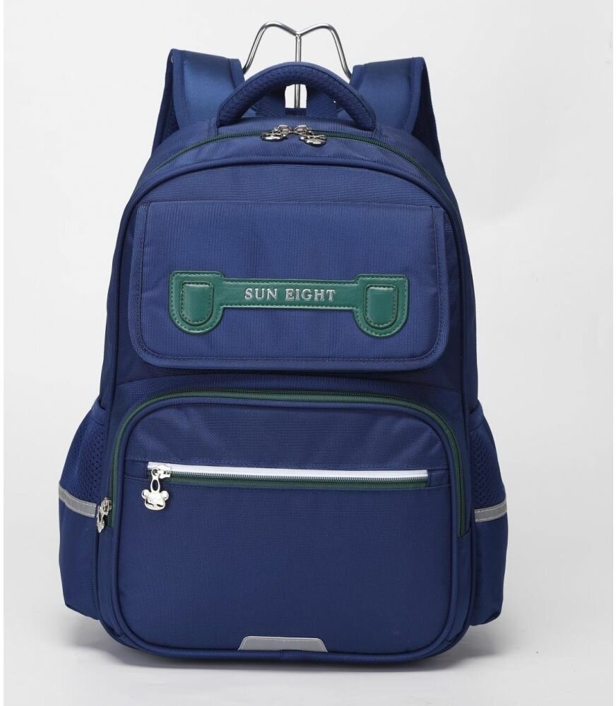 Рюкзак школьный SE-90057, темно-синий, 15"