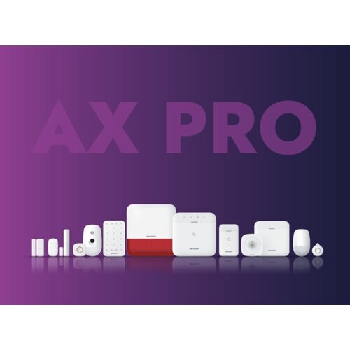 Комплект охранной сигнализации AX PRO DS-PWA96-KIT-WE MidKit беспроводной смк вибрации датчик ax pro hikvision ds pdmck eg2 we