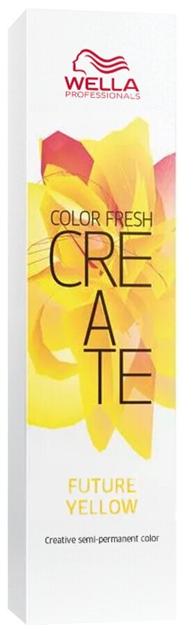 Wella Color Fresh Create FUTURE YELLOW - Оттеночная краска Больше чем желтый 60 мл