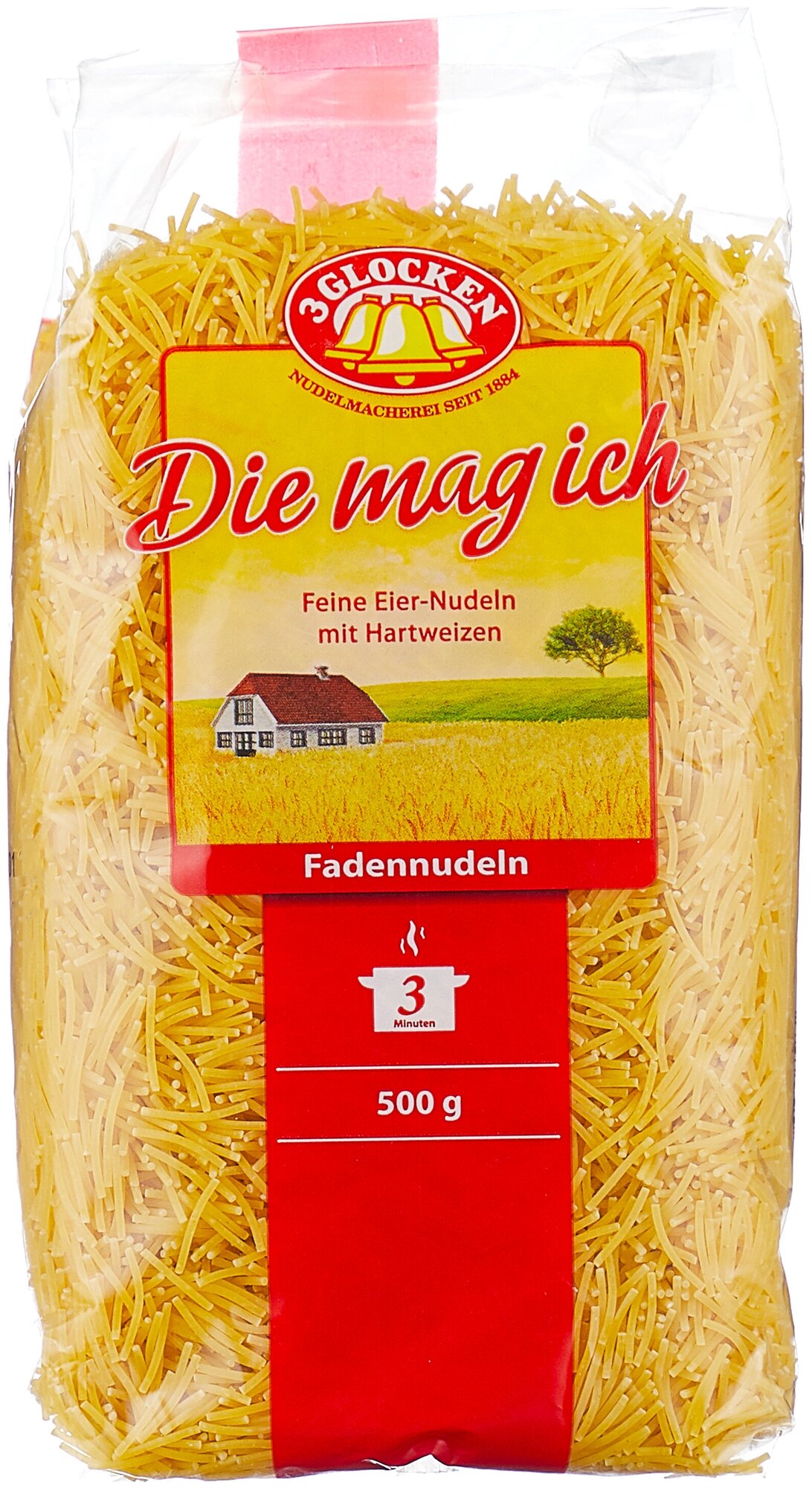 Вермишель Die mag ich Fadennudeln, паутинка, 500 г