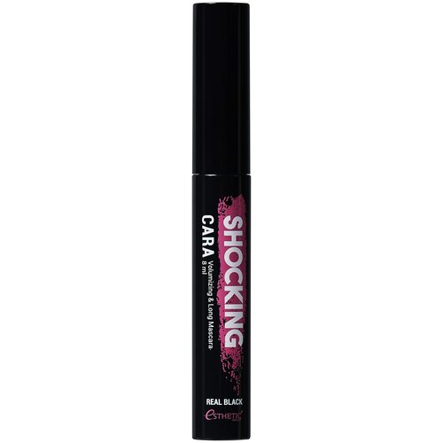 Esthetic House Тушь для ресниц Shocking Cara Volumizing and Long Mascara, real black