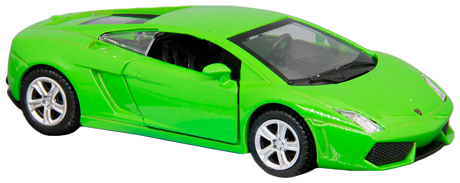 Легковой автомобиль Автопанорама Lamborghini Gallardo LP560-4 (J12284/JB1200136) 1:43, 11.4 см, зеленый