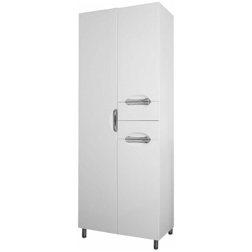 Шкаф-пенал Монако Люкс 60 с корзиной