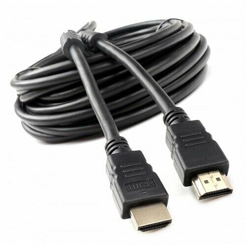 Кабель интерфейсный HDMI Cablexpert CCF2-HDMI4-10M 10м, v2.0, 19M/19M, черный, позол. разъемы, экран, 2 ферр кольца