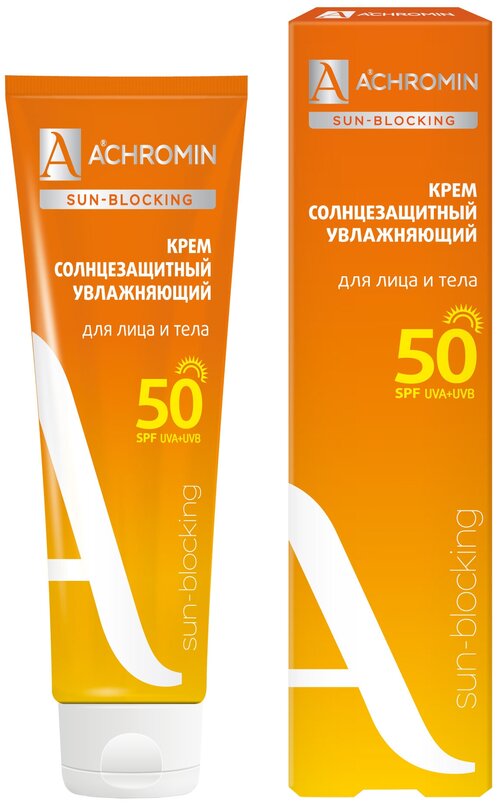 Achromin Achromin Крем солнцезащитный Экстра-защита для лица и тела SPF 50, 100 мл