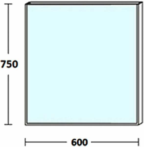 Зеркало De Aqua Сильвер 60 Серебро