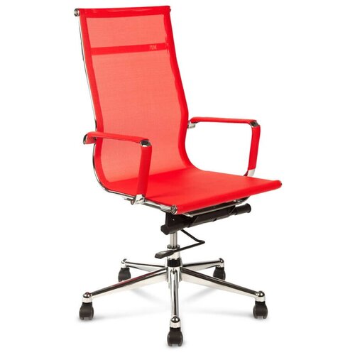 фото Кресло тм дэфо helmut сетка, красный