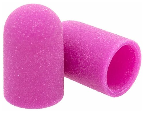 Колпачок-насадка для педикюра фиолетовый (пластик) 7 мм 320 грит, 10 шт/упк