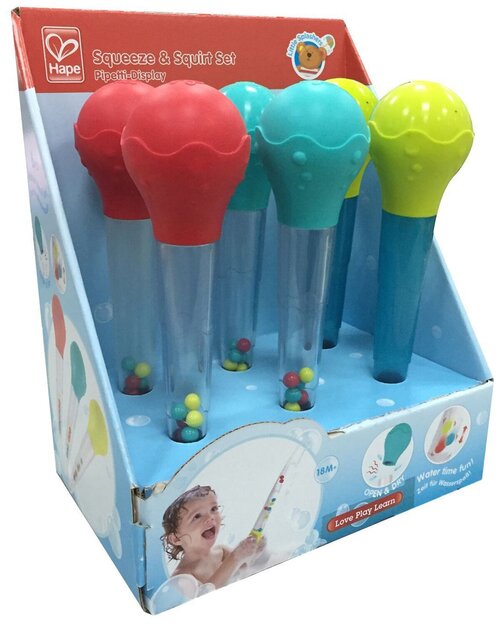 Набор для ванной Hape Squeeze & Squirt Set (E0207), мультиколор