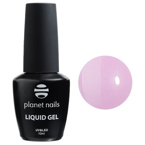 Гель моделирующий во флаконе Liquid gel clear Planet nails прозрачный 10 мл арт.11350