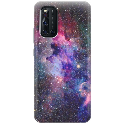 фото Cиликоновый чехол на vivo v19 / виво в19 с принтом "открытый космос" gosso