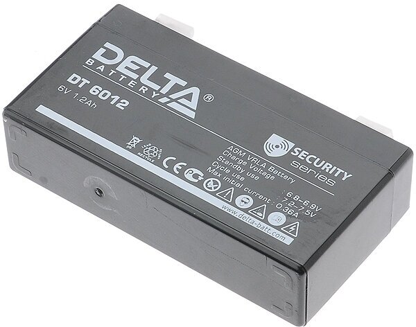 Аккумуляторная батарея для ИБП Delta DT , 6V, 1.2Ah - фото №5