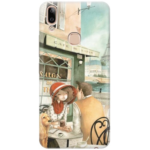 фото Re:paчехол - накладка artcolor для vivo y85 / v9 с принтом "sweet paris"