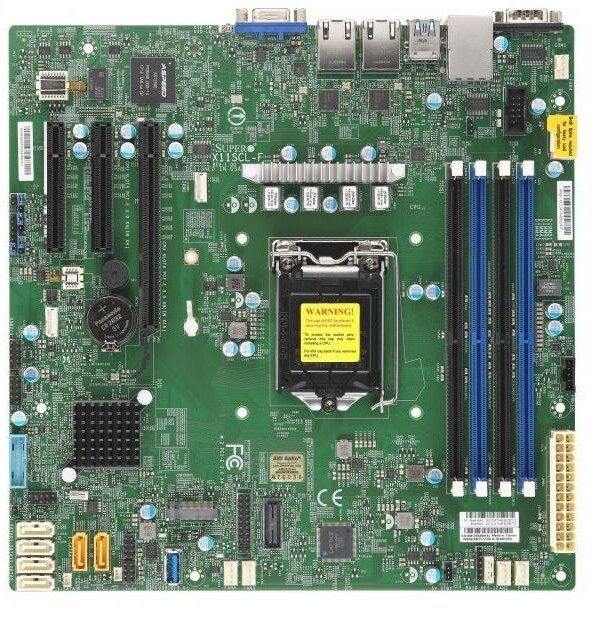 Supermicro Материнская плата MBD-X11SCL-F-B OEM