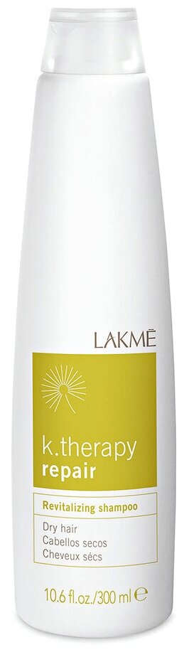Lakme шампунь K.Therapy Repair восстанавливающий для сухих волос, 300 мл